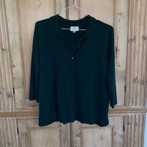 Tuckernuck Clayton polo xs/s hunter green